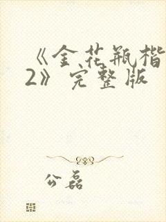 《金花瓶楷梅花2》完整版
