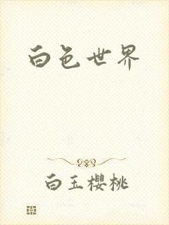 白色世界封面