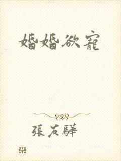 婚婚欲宠封面