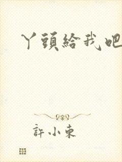 丫头给我吧封面