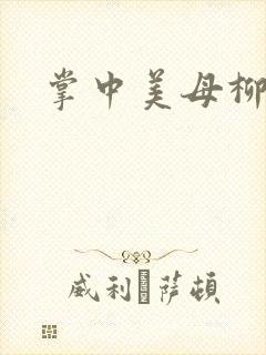 掌中美母柳玉茹
