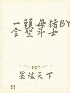 一头母猪BY黄金圣斗士