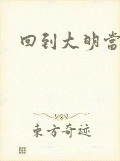 回到大明当才子封面