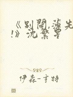 《别闹,薄先生!》沈繁星