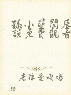 孙小萌闫辰的小说免费观看