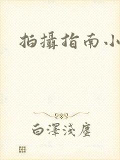 拍摄指南小说
