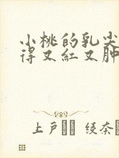 小桃的乳尖被吸得又红又肿