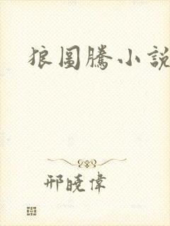 狼图腾小说