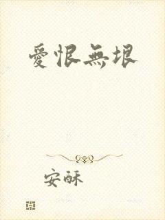 爱恨无垠封面