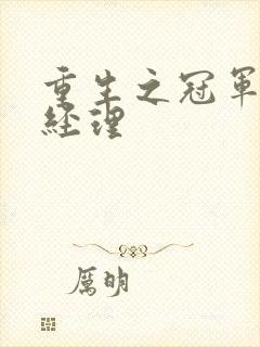 重生之冠军篮球经理