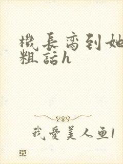 机长脔到她哭h粗话h