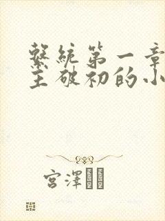 系统第一章给宿主破初的小说