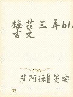梅花三弄b1h古文封面