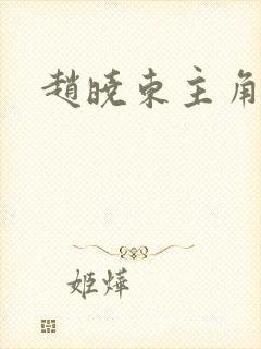 赵晓东主角小说