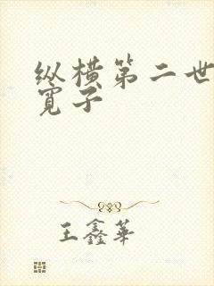 纵横第二世界 宽子封面