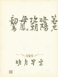 韵母攻略第二部鸾凤朝阳免费阅读