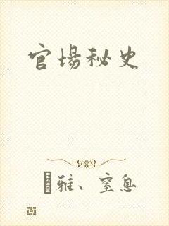 官场秘史封面