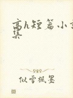 高h短篇小说合集