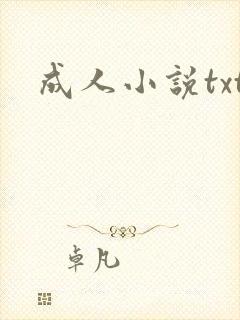 成人小说txt