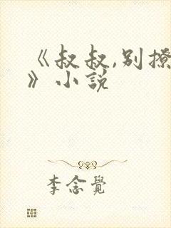 《叔叔,别撩我》小说封面