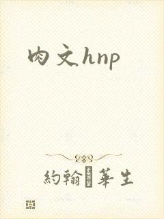 肉文hnp封面
