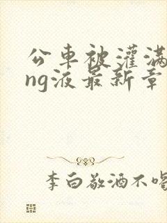 公车被灌满jing液最新章节