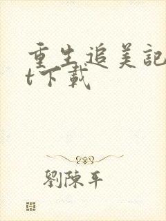 重生追美记txt下载封面