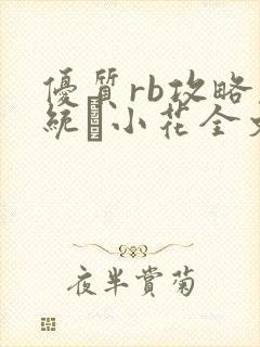 优质rb攻略系统寀小花全文免费阅读封面