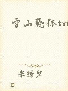 雪山飞狐txt