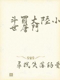 斗罗大陆小说绝世唐门