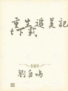 重生追美记txt下载封面