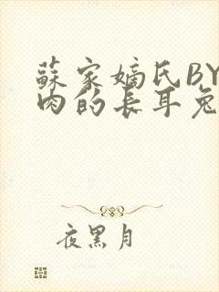 苏家嫡氏BY吃肉的长耳兔