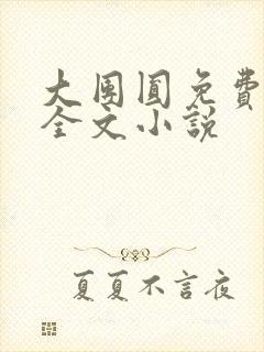 大团圆免费阅读全文小说