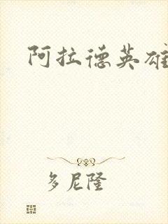 阿拉德英雄传封面