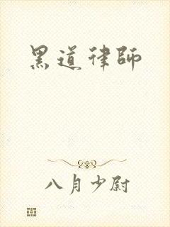黑道律师封面