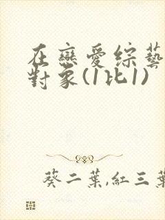 在恋爱综艺里搞对象(1比1)