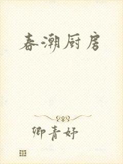 春潮厨房封面