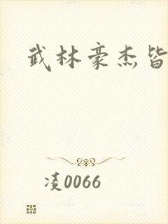 武林豪杰皆我奴
