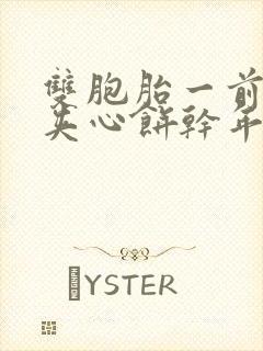 双胞胎一前一后夹心饼干年下