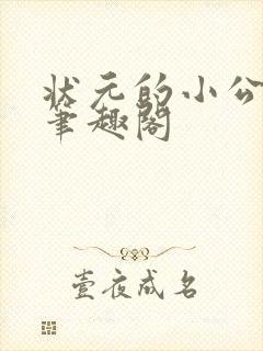 状元的小公主 笔趣阁
