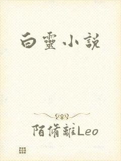 白灵小说封面