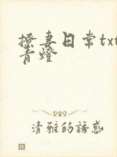 撩妻日常txt青灯