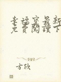 幸福宝最新章节免费阅读下载