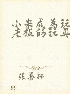 小米成为玩具店老板的玩具