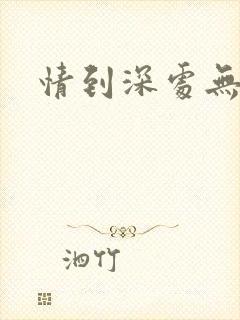 情到深处无怨尤封面