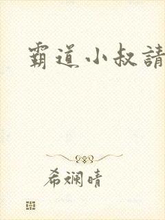 霸道小叔请轻撩