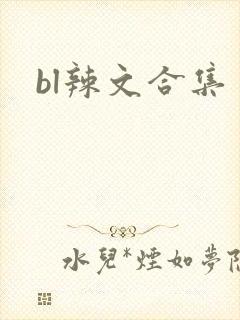 bl辣文合集