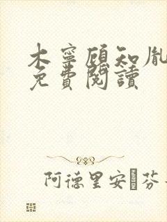 木宁顾知胤小说免费阅读