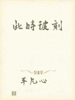 此时彼刻封面