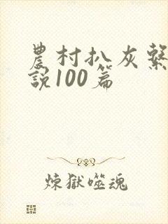 农村扒灰系列小说100篇封面